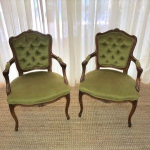 Mr & Mrs Queen Anne Armchairs | Mr & Mrs Chairs
