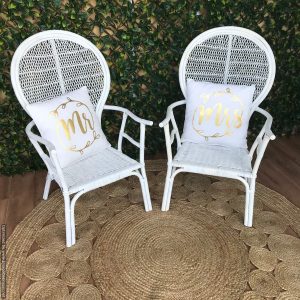 Mr & Mrs Peacock | Mr & Mrs Chairs
