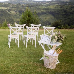 wooden cross back | Guest Seating