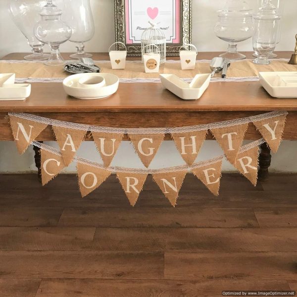 hessian bunting words (assorted) | Signage & Easels
