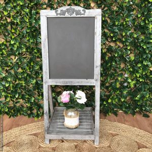 rustic A-frame chalkboard with under tray | Signage & Easels