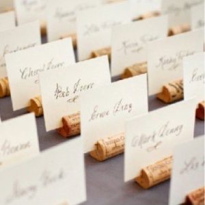 name card holders (wine corks) | Table Décor & Accessories